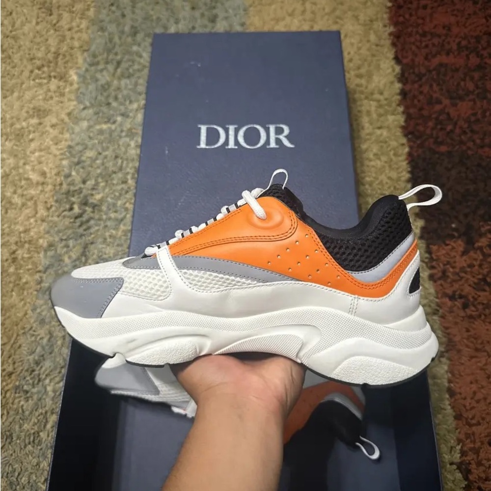 Dior B22 Orange/White